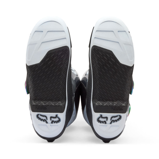 Bottes cross FOX Motion - Noir Gris Blanc
