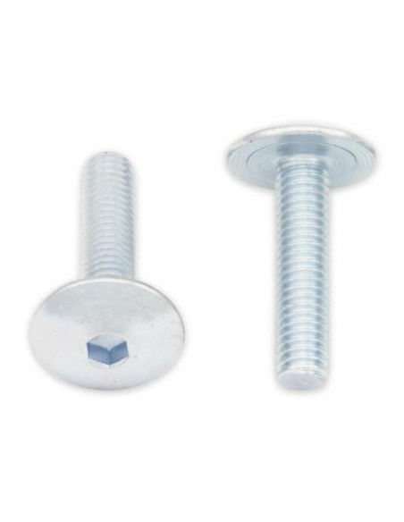 Kit vis tête bombée plate M6x1.0 BOLT (par 10)