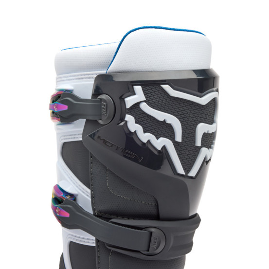 Bottes cross FOX Motion - Noir Gris Blanc