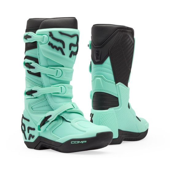 Bottes cross enfant FOX Comp - Turquoise