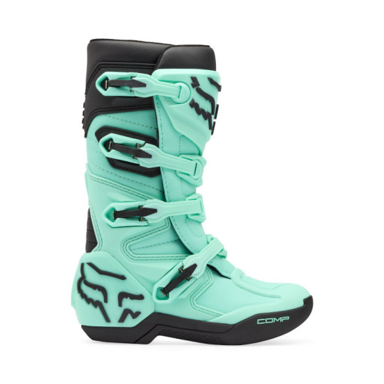 Bottes cross enfant FOX Comp - Turquoise