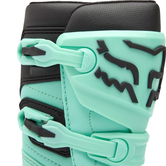 Bottes cross enfant FOX Comp - Turquoise
