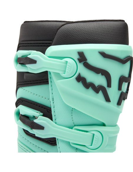 Bottes cross enfant FOX Comp - Turquoise