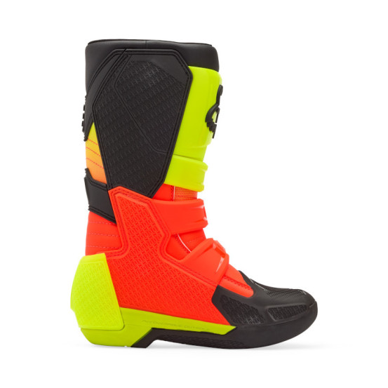 Bottes cross enfant FOX Comp - Orange Jaune
