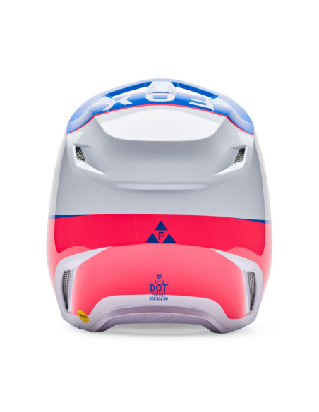 Casque cross FOX 2026 V1 Collect - Bleu Rose