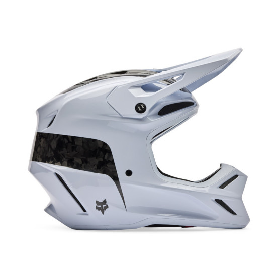 Casque cross FOX 2026 V3 RS Fracture - Blanc