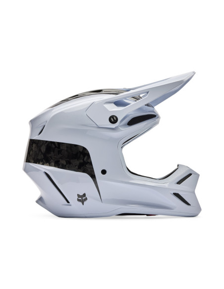 Casque cross FOX 2026 V3 RS Fracture - Blanc
