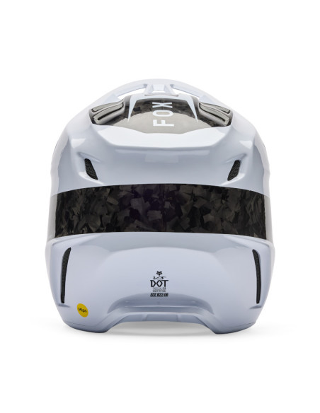 Casque cross FOX 2026 V3 RS Fracture - Blanc