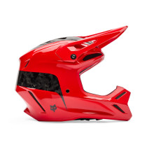 Casque cross FOX 2026 V3 RS Fracture - Rouge Fluo