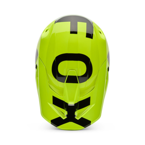 Casque cross FOX 2026 V1 Shield - Jaune Fluo