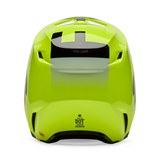 Casque cross FOX 2026 V1 Shield - Jaune Fluo