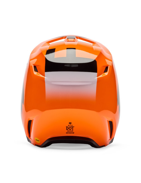 Casque cross FOX 2026 V1 Shield - Orange Fluo