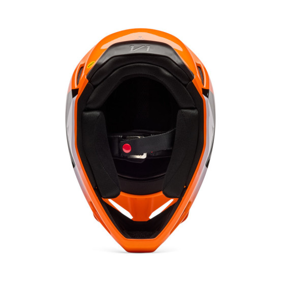 Casque cross FOX 2026 V1 Shield - Orange Fluo