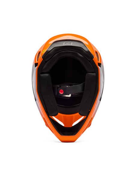 Casque cross FOX 2026 V1 Shield - Orange Fluo
