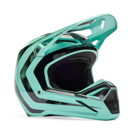 Casque cross FOX 2026 V1 Kairos - Turquoise