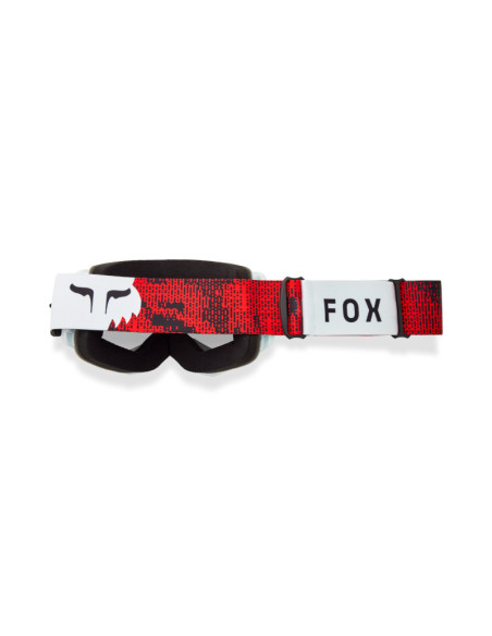 Masque cross FOX 2026 Main Kairos - Spark - Blanc Rouge Fluo