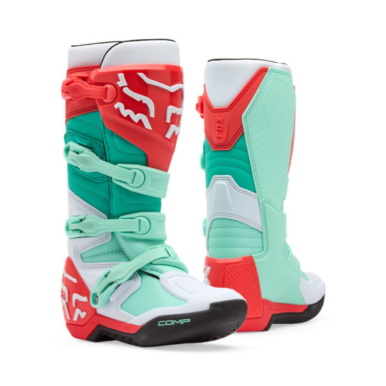 Bottes cross femme FOX Comp - Aqua