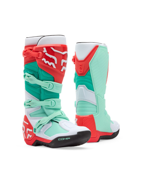Bottes cross femme FOX Comp - Aqua