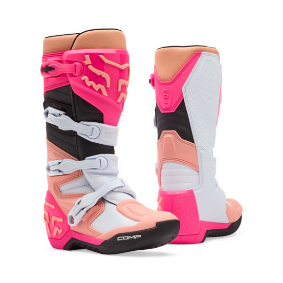 Bottes cross femme FOX Comp - Rose Rose