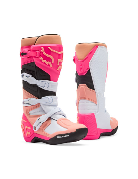 Bottes cross femme FOX Comp - Rose Rose