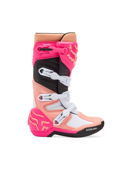 Bottes cross femme FOX Comp - Rose Rose