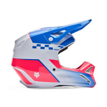 Casque cross enfant FOX 2026 V1 Collect - Bleu Rose
