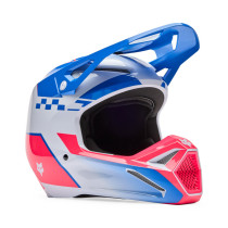 Casque cross enfant FOX 2026 V1 Collect - Bleu Rose 2