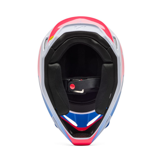Casque cross enfant FOX 2026 V1 Collect - Bleu Rose