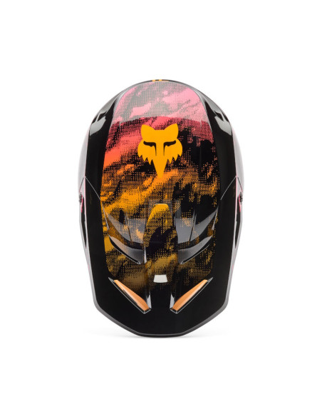 Casque cross enfant FOX 2026 V1 Kairos - Orange Tangerine