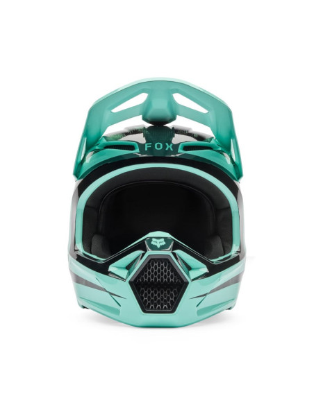 Casque cross enfant FOX 2026 V1 Kairos - Turquoise