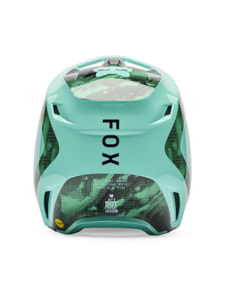 Casque cross enfant FOX 2026 V1 Kairos - Turquoise