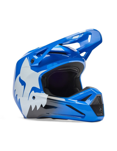 Casque cross enfant FOX 2026 V1 Shield - Bleu