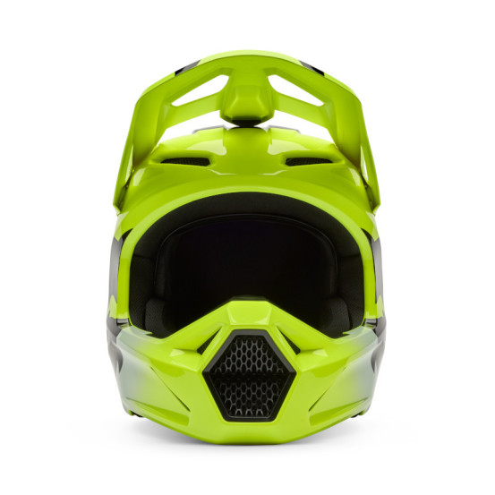Casque cross enfant FOX 2026 V1 Shield - Jaune Fluo