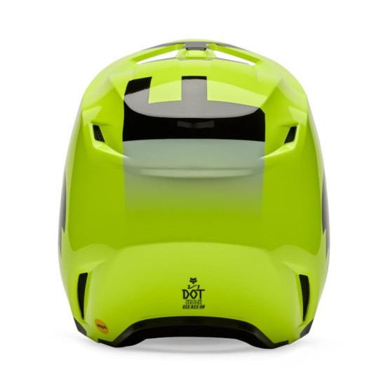 Casque cross enfant FOX 2026 V1 Shield - Jaune Fluo