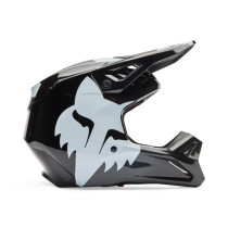 Casque cross enfant FOX 2026 V1 Shield - Noir