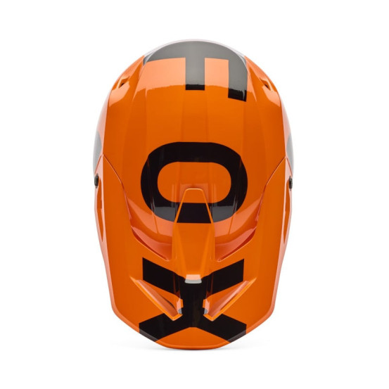 Casque cross enfant FOX 2026 V1 Shield - Orange Fluo