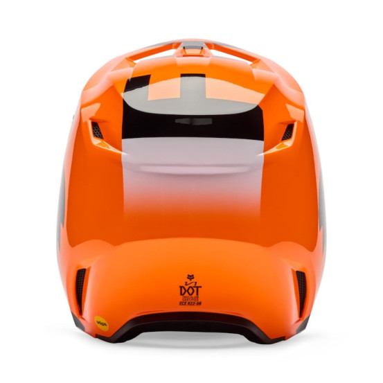 Casque cross enfant FOX 2026 V1 Shield - Orange Fluo