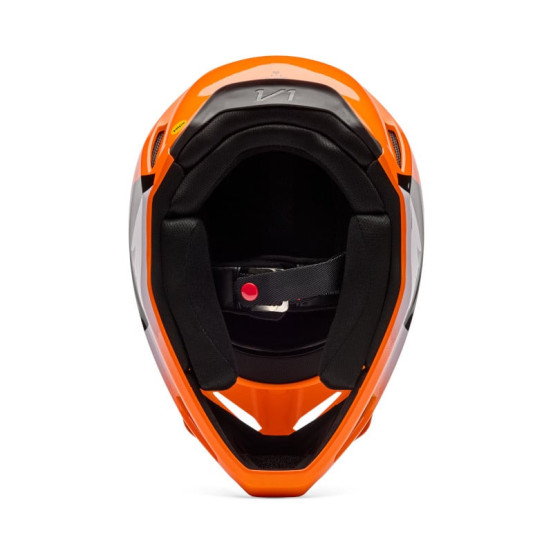 Casque cross enfant FOX 2026 V1 Shield - Orange Fluo