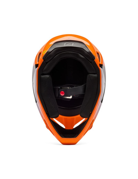 Casque cross enfant FOX 2026 V1 Shield - Orange Fluo