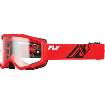 Masque de cross Fly Racing Focus - Rouge Noir