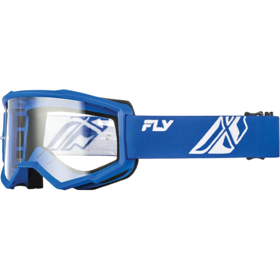 Masque de cross Fly Racing Focus - Bleu Noir