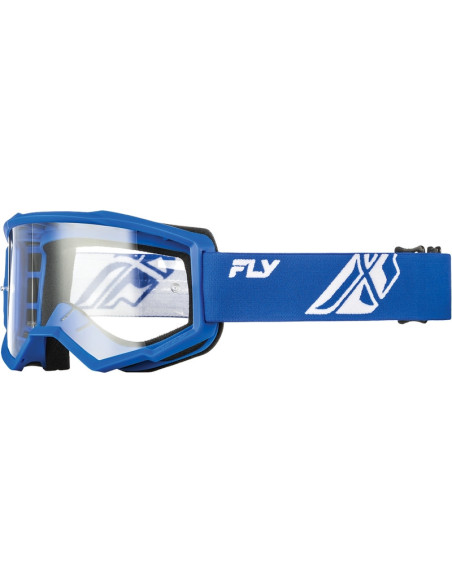 Masque de cross Fly Racing Focus - Bleu Noir
