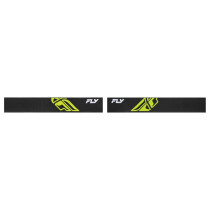 Masque de cross Fly Racing Focus - Noir Jaune Fluo 2