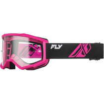 Masque de cross Fly Racing Focus - Noir Rose