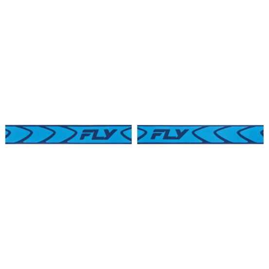 Masque de cross Fly Racing Zone - Bleu Noir ‚cran fum‚