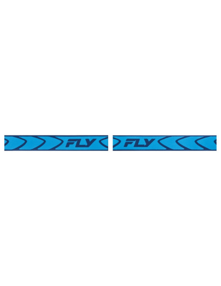 Masque de cross Fly Racing Zone - Bleu Noir ‚cran fum‚