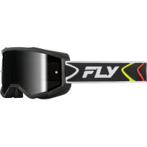 Masque de cross Fly Racing Zone - Noir Blanc ‚cran fum‚