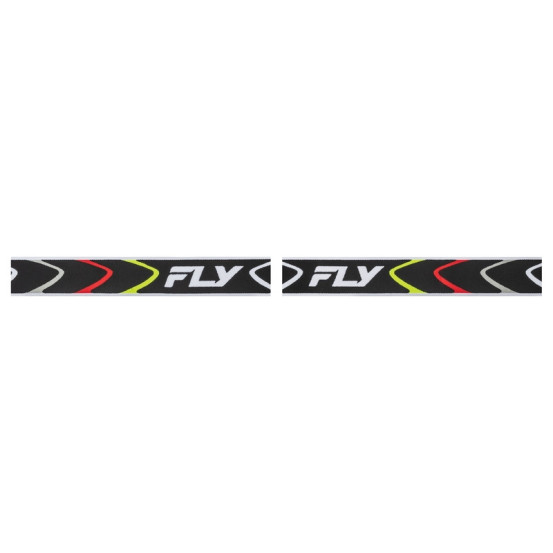Masque de cross Fly Racing Zone - Noir Blanc ‚cran fum‚