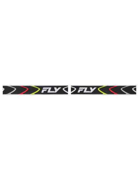 Masque de cross Fly Racing Zone - Noir Blanc ‚cran fum‚