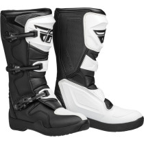Bottes cross Fly Racing 2026 Maverik LT - Blanc Noir
